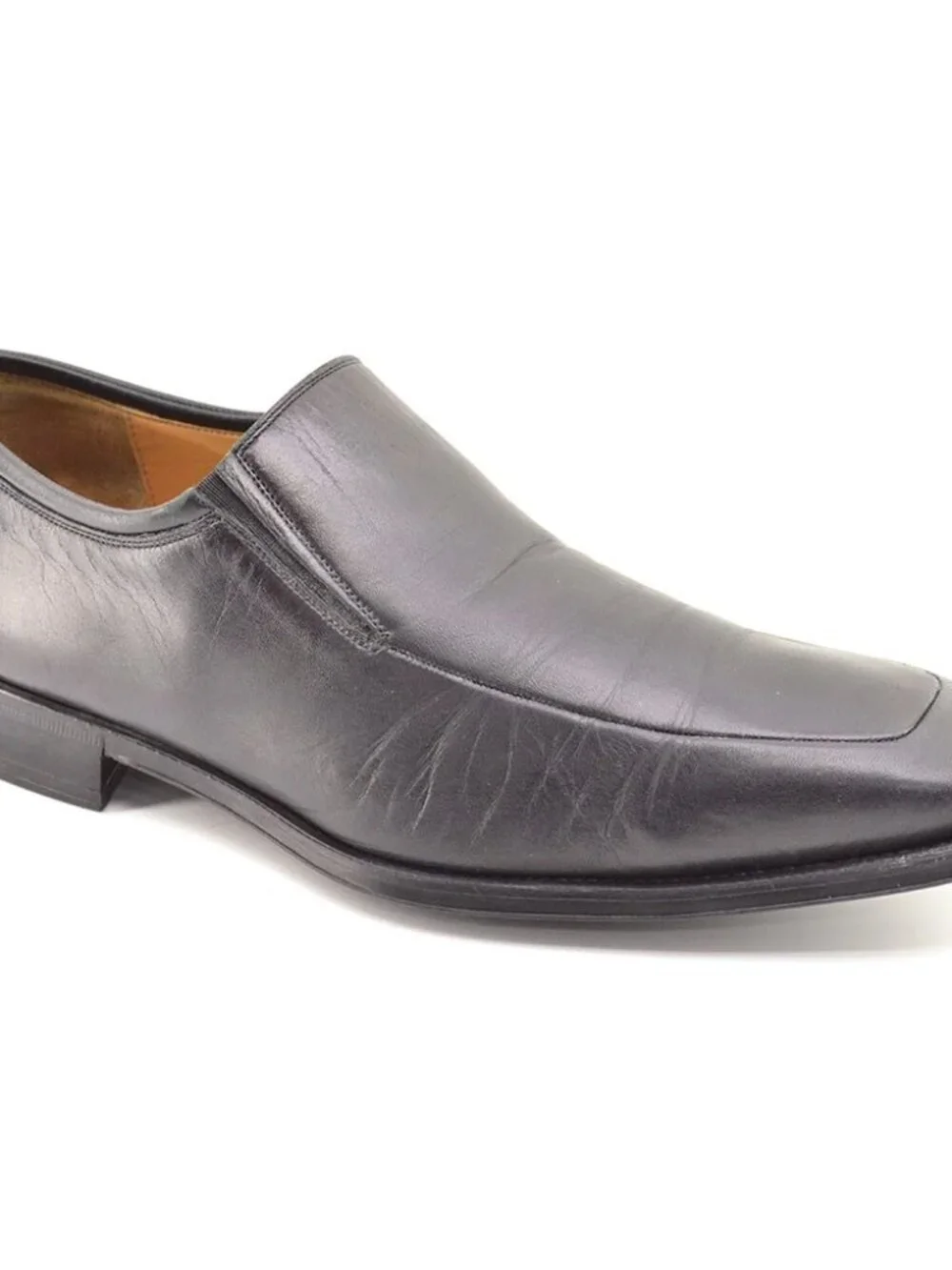 Men Magnanni Dominguez Black Apron Toe Loafers 8 D